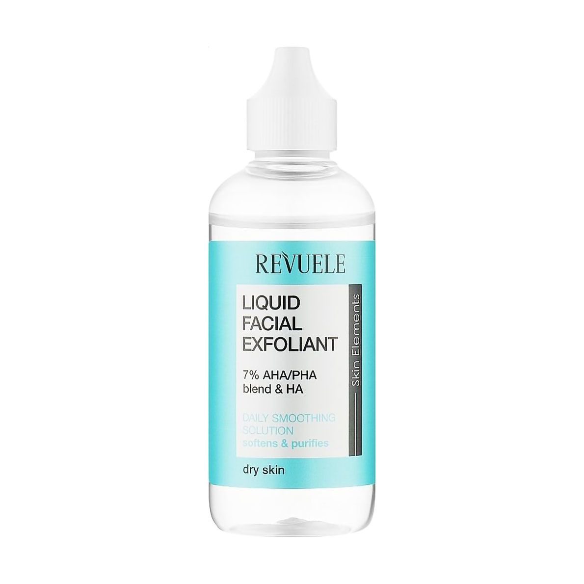 Рідкий ексфоліант для обличчя Revuele Liquid Facial Exfoliant 7% AHA/PHA Blend &amp; HA, для сухої шкіри, 125 мл